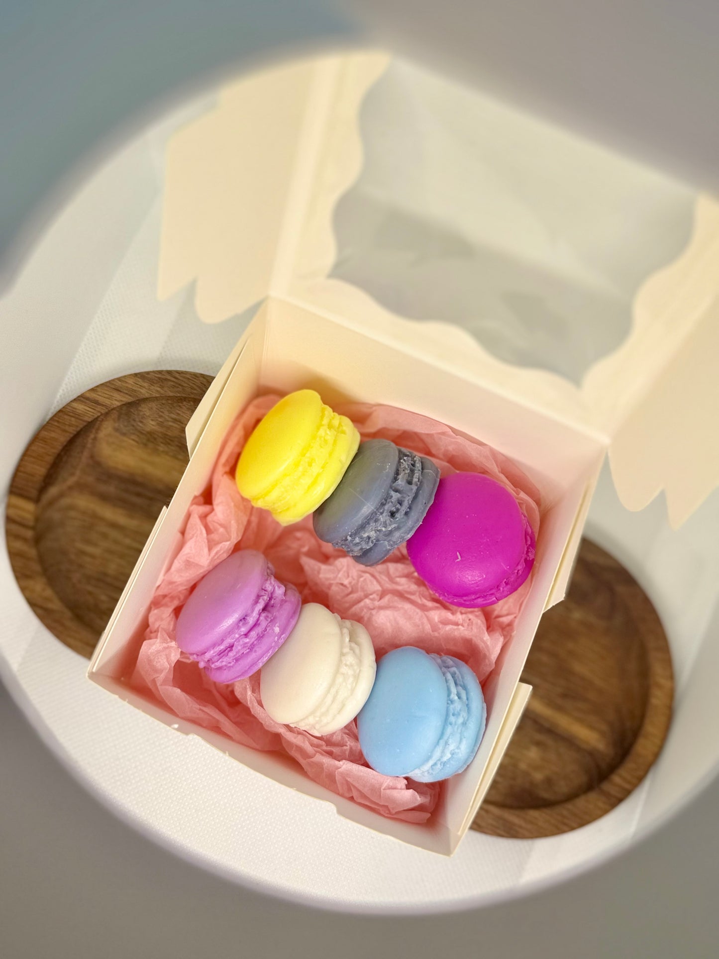 Macarons en fondant parfumé