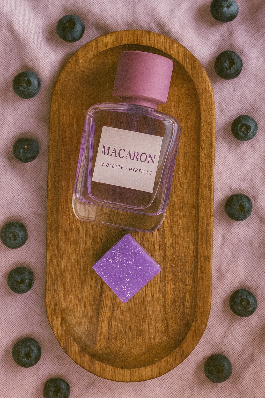 Fondant Macarons Violette Myrtille