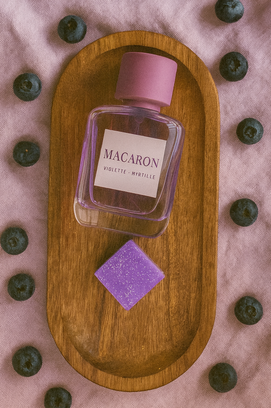 Fondant Macarons Violette Myrtille