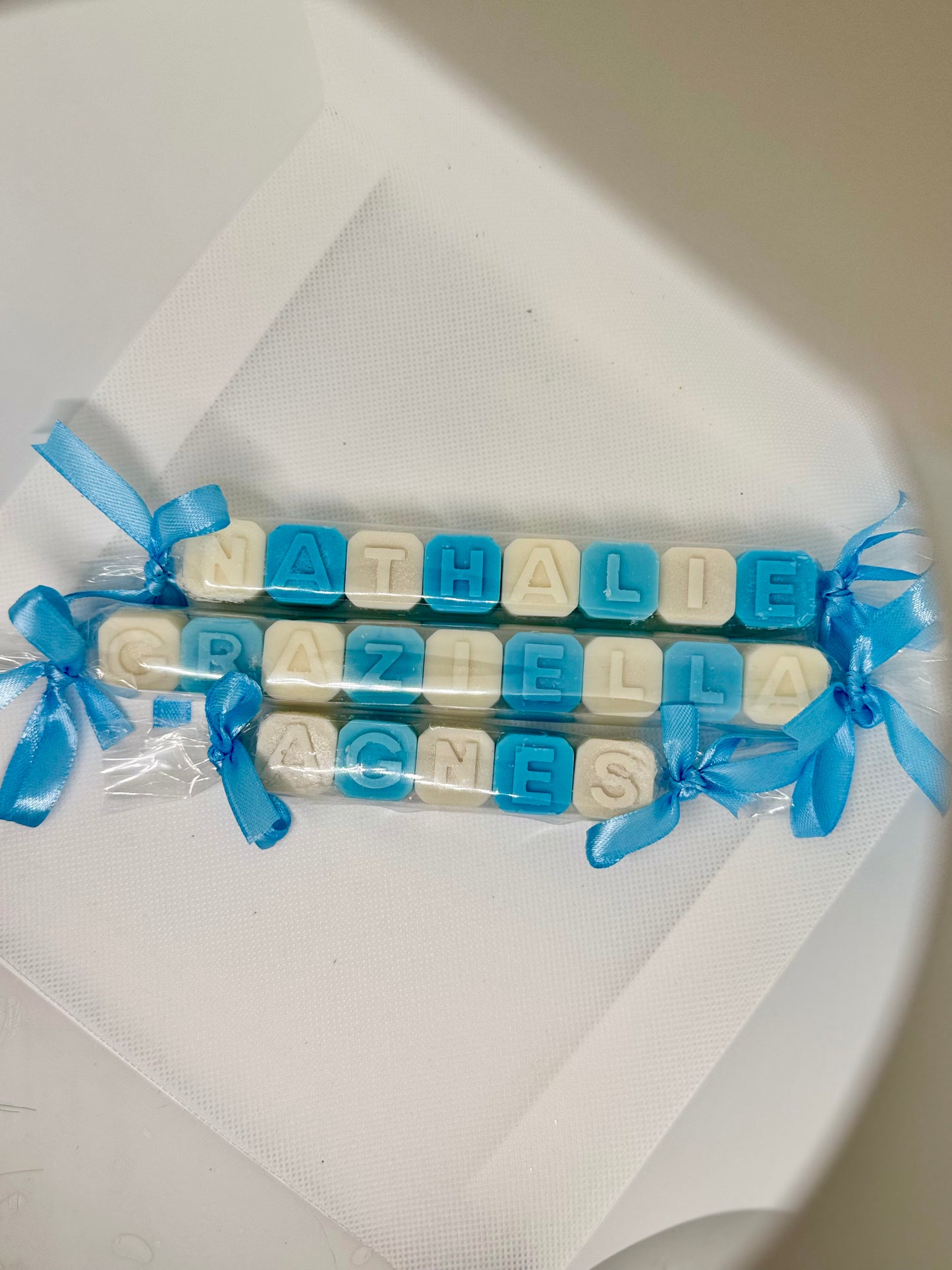 Prénom en fondant parfumé