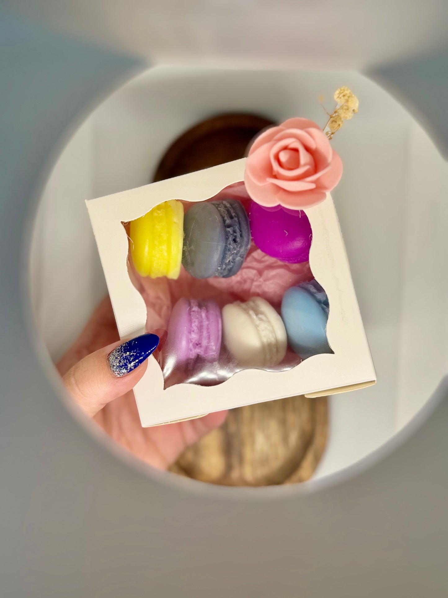 Macarons en fondant parfumé