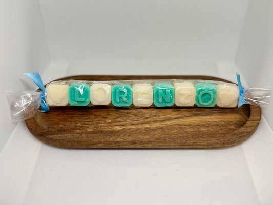 Prénom en fondant parfumé